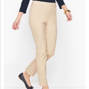 Talbots Chatham ankle pants. Beige.